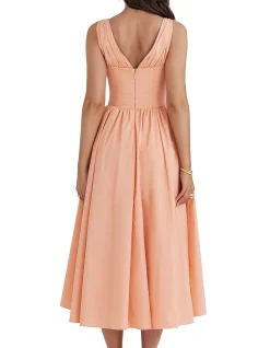 Emmelina Sorbet Cotton Corset Sundress
