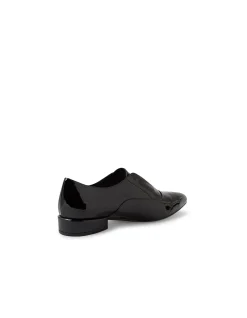 Emmy Patent Elastic Pointed Toe Loafers