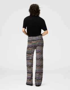 ENGLISH RIB KNIT TROUSERS