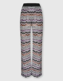 ENGLISH RIB KNIT TROUSERS