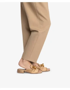 ENNA SILK SATIN MULE