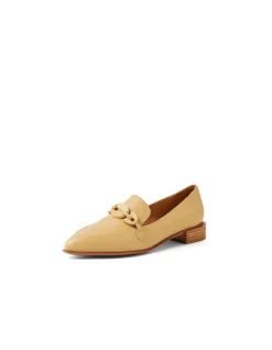 Ernest Pointed Chain Detail Loafers