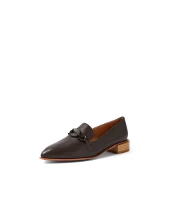 Ernest Chain Detail Leather Loafers