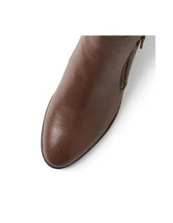 ESONA DF DK TAUPE LEATHER