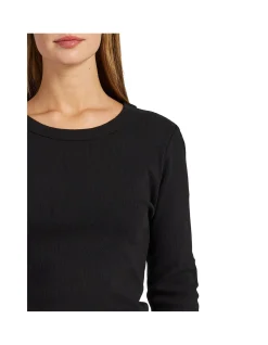 Essential Rib Long Sleeve Top