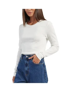 Essential Rib Long Sleeve Top