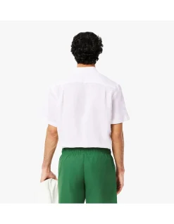 ESSENTIAL SS LINEN SHIRT WHITE