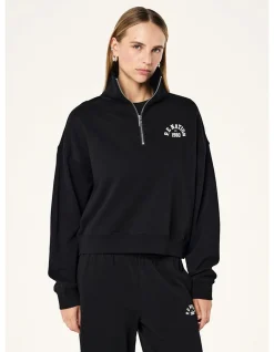 Established Oversized Quarter Zip Sweat