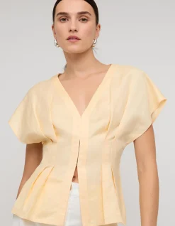 ESTELLE PLEATED BLOUSE