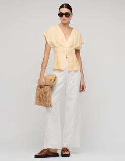 ESTELLE PLEATED BLOUSE