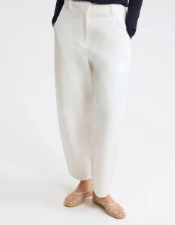 ETTA BARREL LEG COTTON PANT