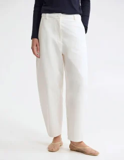ETTA BARREL LEG COTTON PANT