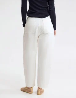 ETTA BARREL LEG COTTON PANT