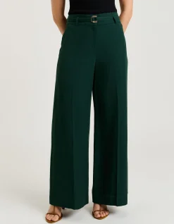 EUROPEAN LYOCELL LINEN FLARED PANT
