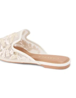Evelina Lace Lace Mule Sandal
