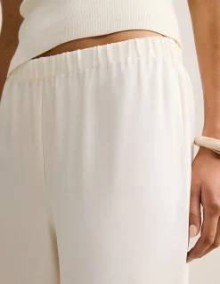 EVELYN ELASTIC WIDE LEG PANTS