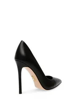 EVELYN STILETTO HEEL BLACK LEATHER