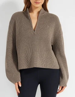 Everyday Ribbed 1/2 Zip
