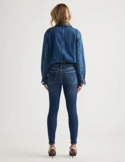 Evie High Rise Stretch Ankle Skinny Jeans