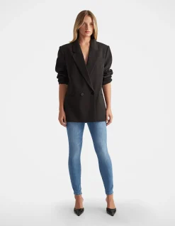 Evie High Rise Stretch Ankle Skinny Jeans