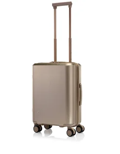 EVOA Z 69CM EXPANDABLE SUITCASE IVORY GOLD