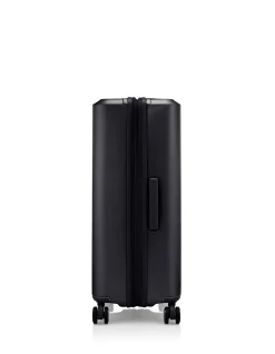 EVOA Z 75CM Expandable Suitcase Black