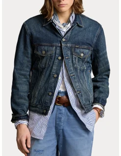 Faded Denim Trucker Jacket