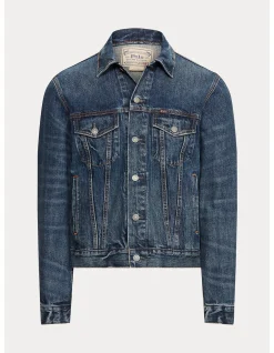 Faded Denim Trucker Jacket