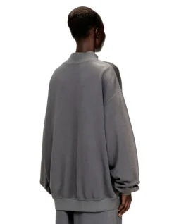 F-ALEXAN-S1 COATED CREWNECK SWEATSHIRT