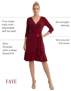 FAYE STOCK JERSEY DRESS