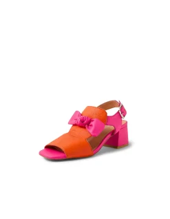 Felia Knotted Bow Block Heel Sandals