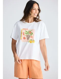 Fiesta Vase Print Cotton Short Sleeve T Shirt