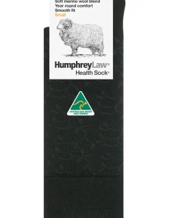 Fine Merino Leaves Smooth Fit Health Crew Sock