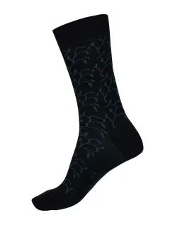 Fine Merino Leaves Smooth Fit Health Crew Sock