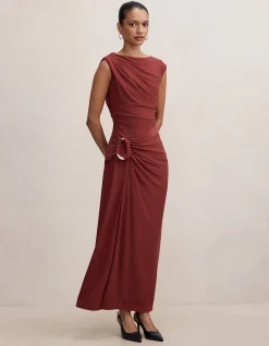 FIORA PETITE HARDWARE JERSEY DRESS