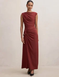 FIORA PETITE HARDWARE JERSEY DRESS