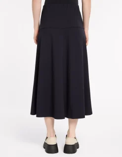 FIT AND FLARE PONTE SKIRT