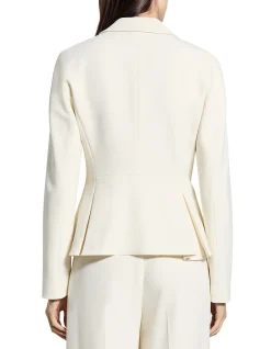 Fitted Blazer in Admiral Crepe