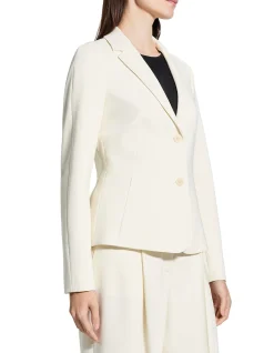 Fitted Blazer in Admiral Crepe