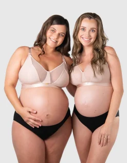 Flawless Full Cup Plunge Wirefree Nursing Bra