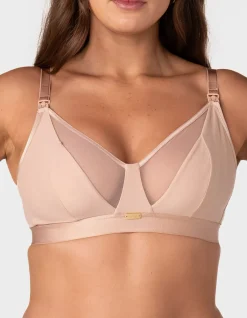 Flawless Full Cup Plunge Wirefree Nursing Bra