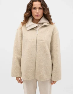 FLEECE ZIP THROUGH JACKET