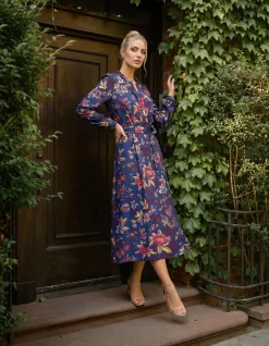 Fleur Pomegranate Dress