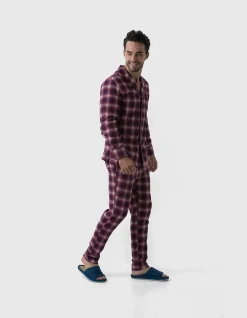 Flinders Flannel Button-thru PJ Set