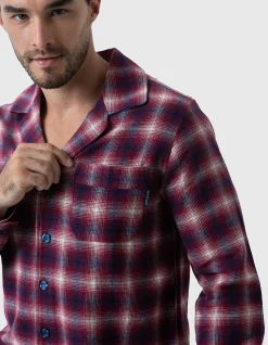 Flinders Flannel Button-thru PJ Set