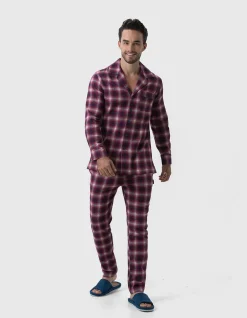 Flinders Flannel Button-thru PJ Set