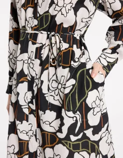 FLORAL ALLURE SHIRT DRESS