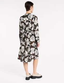 FLORAL ALLURE SHIRT DRESS