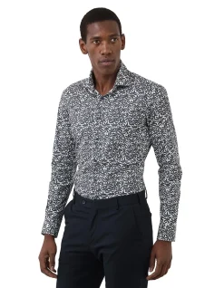 FLORAL PRINT SLIM SHIRT