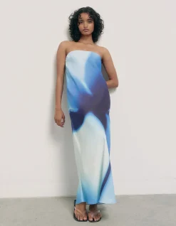 Floral Strapless Dress